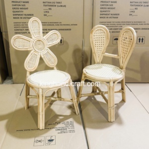 Chaises en rotin bohèmes faites à la main pour enfants, idéales pour la location lors d'anniversaires, mariages et événements – Fabricant vietnamien - Product Image 5