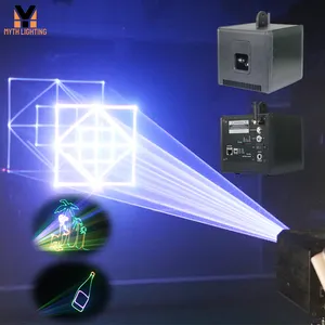 4W 3d party disco performance show Projector light Newfeel Laser cube square APP Control Mini laser light