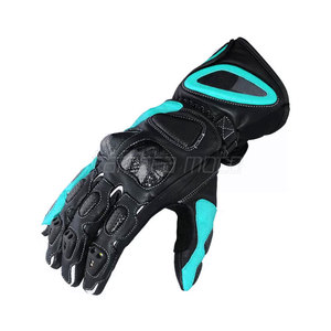 Guantes de moto con logotipo personalizado Guantes de moto hechos de cuero Protección de dedos Guantes de moto - Product Image 3
