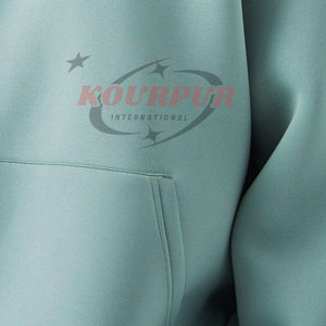 เสื้อแจ็คเก็ตทรงหลวมแบบมีฮู้ด ผ้าทวิลล์เนื้อคล้ายผ้าฝ้าย น้ำหนัก 260 กรัม แฟชั่นทันสมัย สำหรับผู้ชายและผู้หญิง เหมาะสำหรับฤดูหนาว  งานปัก 3 มิติ ซิป  รับสกรีนโลโก้ ซับใน  ทรงหลวม สีพื้น - Product Image 4