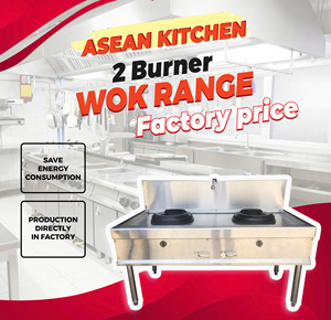 Cuisinière à gaz à 2 brûleurs en acier inoxydable 304 de haute qualité du Vietnam Garantie 1 an Wok de cuisine 1.0mm d'épaisseur Product2 - Product Image 5