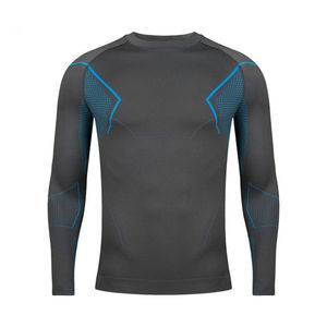 Trajes de compresión para hombre de alta calidad Diseño ligero ajustado con cintura y logotipo frontal Elementos esenciales de entrenamiento de color sólido - Product Image 2