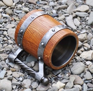 Tasses à bière en bois en verre faites à la main avec des designs uniques Cadeaux personnalisés pour les amateurs de bière - Product Image 4
