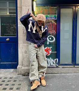 Sudadera con capucha y cremallera para hombre, estilo lavado ácido, tendencia 2025, ropa urbana personalizada, calidad premium, moda digital, proveedor mayorista OEM - Product Image 6