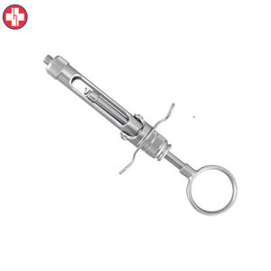 Seringue à aspiration manuelle Chargement par la culasse Outil d'anesthésie dentaire en acier inoxydable de 1.8ml - Product Image 5