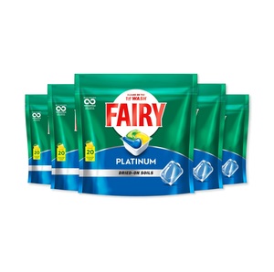 Pastillas para Lavavajillas Fairy Platinum Todo en Uno de Alta Calidad, 20 Lavados - Product Image 1