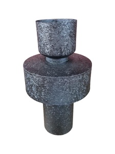 Florero de metal de hierro rústico de alta calidad con acabado envejecido único para decoración de granja bodas y decoraciones de lujo - Product Image 5