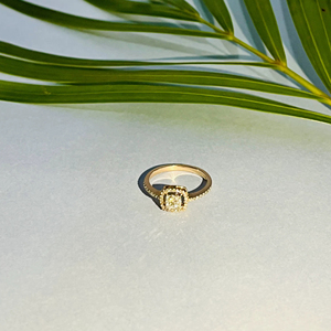 แหวนเพชรทรงกลมสีโรสโกลด์14K พรีเมี่ยมสไตล์ร่วมสมัย SI3ธรรมชาติ I1ชัดเจนเครื่องประดับชั้นดีขายส่ง - Product Image 1