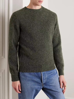Pull en cachemire et laine de luxe pour homme de haute qualité, surdimensionné, tricoté, décontracté, pour l'hiver, anti-rétrécissement, coupe ajustée, confortable, respirant