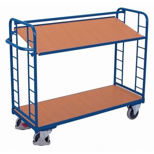 Carrito de Almacenamiento Variofit para Cocina, 2 Niveles, Capacidad de Carga, con Ruedas de Goma Termoplástica - Product Image 1