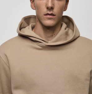 Sweat à capuche personnalisé brodé en molleton bouclette épais 400 GSM pour homme, coupe oversize, design personnalisé, avec votre propre logo, vierge - Product Image 4