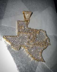 Hip Hop joyería para hombre Iced Out letra personalizada colgante 925 plata esterlina VVS Moissanite diamante - Product Image 1