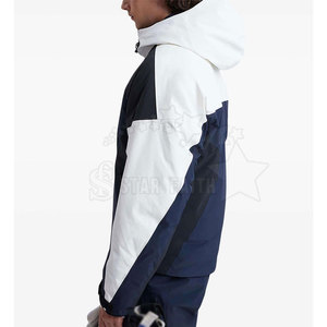 Winter Ready Hooded Front Logo Ski <b>Jacket</b> <b>Waterproof</b> Breathable Eco-Friendly Unisex <b>Warm</b> Lining Snow Outdoor Gear - Product Image 5