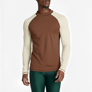 Protège-éruption Premium avec panneaux contrastés et coutures renforcées conçues pour l'entraînement MMA BJJ et les vêtements de compétition - Product Image 4