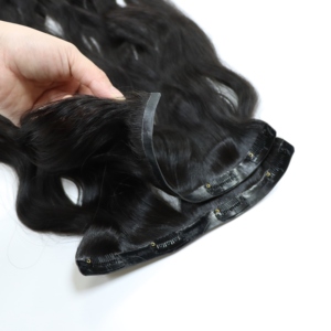 APOGROUP Extensions de cheveux à clipser sans couture, cheveux humains vierges Remy vietnamiens, pointes épaisses naturelles, toutes couleurs, prix de gros, 10 pouces - Product Image 2