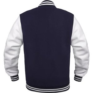 Men's Fashion Varsity <b>Jacket</b> Casual Regular Fit Letterman <b>Baseball</b> <b>Bomber</b> <b>Jackets</b> - Product Image 2