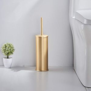 Porte-brosse de toilette en métal à poser au sol pour une organisation de salle de bain gain de place avec un look propre et minimaliste - Product Image 2