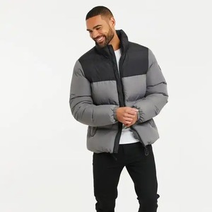 Abrigo de chaqueta acolchada de invierno para hombre a la venta en Pakistán tela de lona de moda con chaqueta de nieve con cuello levantado - Product Image 4