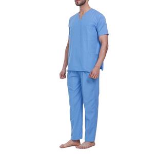 Tenue d'hôpital unisexe de qualité supérieure en tissu pur, prix abordable, vente en gros, design de combinaison médicale MADE BY HS 2026 - Product Image 3