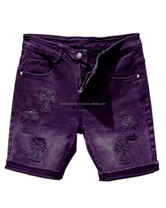 OEM Service 100% Cotton Oversized Breathable <b>Men's</b> Fitness <b>Shorts</b> Streetwear with Vintage Plaid Decoration Customizable Logo - Product Image 2