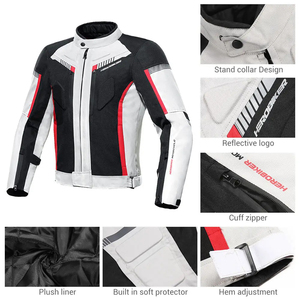 Haute Qualité Moto Hommes Femmes Touring Protection Racing Moto Costume En Cuir Protection Imperméable Moto Vestes - Product Image 4