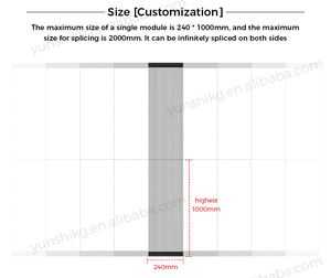 Pantalla de Película Transparente LED, Ventanas Flexibles de Cristal Transparente, Autoadhesivas para Cristal de Centro Comercial - Product Image 3