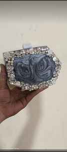 Pochette en résine pailletée scintillante-Prix direct usine quantité minimale de commande bas - Product Image 2