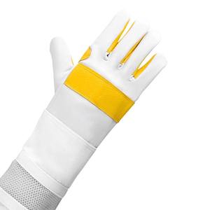 Venta superior 2024 Mejor precio Guantes de apicultura Material de PU impermeable Color personalizado Logotipo Uso unisex Entrenamiento - Product Image 6