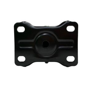 Petite roulette rigide en nylon noir de 1.5 pouces Capacité de charge élevée de roulement à billes de 1.5 pouces pour des applications ciblées - Product Image 3