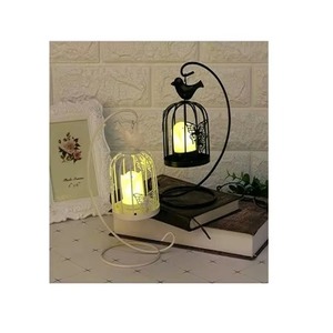 Bougeoir en métal fait main indien tendance pour la décoration de la maison, cadeau de retour pour Diwali, mariage, bougeoir pour bougie chauffe-plat, fête - Product Image 4