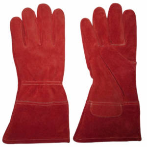 Guantes de soldadura de cuero dividido de piel de vaca resistente de calidad superior Guantes DE SEGURIDAD ignífugos y resistentes a chispas para soldadores - Product Image 4