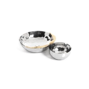 Top Quality Hammered Steel <b>Dessert</b> Serving Bowls Round Handmade Design Ideal for Restaurants Weddings and Home Dining - Product Image 5