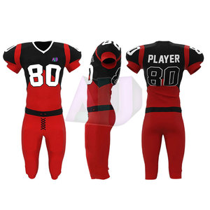 Conjunto de Uniforme de Fútbol Americano Transpirable y Duradero con Manga Corta y Tela Suave para Entrenamiento y Partidos - Product Image 5