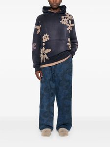 เสื้อมีฮู้ดพิมพ์ลายพลอยเทียมหลายสีสำหรับผู้ชายเสื้อมีฮู้ดสไตล์ฮิปฮอปลำลองแฟชั่น - Product Image 4