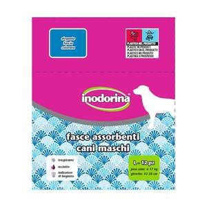 Pañal desechable de lujo Inodorina para mascotas Ajuste suave Transpirable Impreso Indicador húmedo Absorbencia máxima Incontinencia para perros masculinos - Product Image 2