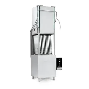 เครื่องล้างจานอุตสาหกรรมแบบตั้งพื้น Jet Tech 747HH สำหรับอุณหภูมิสูง พร้อมฮูดสูง 20 ชั้นวาง สำหรับฆ่าเชื้อในครัว - Product Image 1
