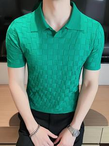 Top vente hauts à manches courtes vêtements Slim Fit vêtements de bureau décontracté douleur couleur unie robe chemise - Product Image 5