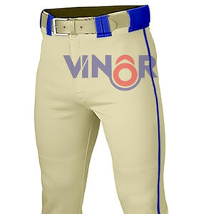 Pantalons de baseball personnalisés haute performance pour hommes, unis, à séchage rapide, respirants, pantalons de baseball personnalisés pour hommes, longueur complète - Product Image 5