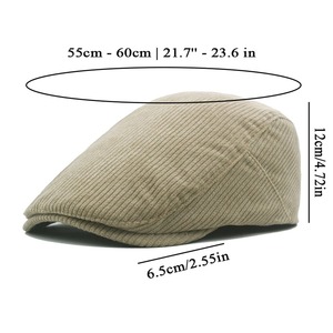 Unisex Retro <b>Beret</b> Dad <b>Hats</b> Men's Casual Flat Cap with Solid Pattern for Cycling Party Travel-Dad Bonnet <b>Hat</b> - Product Image 6