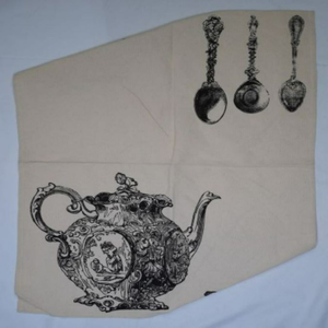 SKVT INDIA Eco-Friendly 100%Cotton Canvas Kitchen Tea Towel Handmade Recycled Solid Color White Hypoallergenic <b>Hand</b> <b>Wash</b> - Product Image 6