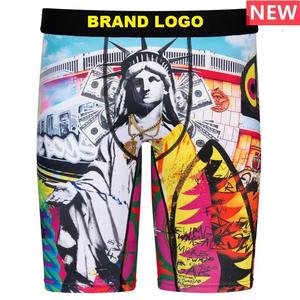 2025 logo personalizzato Cool vendita calda all'ingrosso stampa di moda personalizzata <span class=keywords><strong>Boxer</strong></span> da uomo semplice palestra biancheria intima da uomo pantaloncini di abbigliamento sportivo - Product Image 2