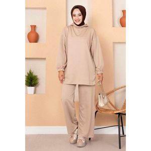 Conjunto de 2 piezas con capucha de dos hilos Logotipo personalizable Estilo acampanado para mujer. Nuevas tallas XS XXS XL para las estaciones de verano e invierno - Product Image 2