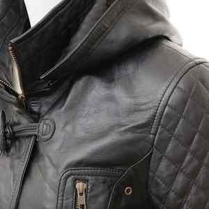 2025 nouveauté vente chaude veste en cuir Satin de haute qualité pour femmes 100% Top usine pour la saison d'automne vestes pour femmes - Product Image 3