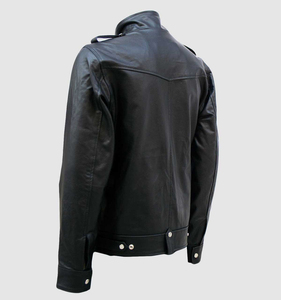 Chaqueta para Hombre, Chaqueta de Cuero de Piel de Oveja PU Genuina de Alta Calidad al por Mayor para Mujer, Chaquetas Modernas para Hombre - Product Image 6