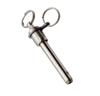 Goupille à bille standard à dégagement rapide, verrouillage positif, finition brillante, tête ronde, 18 mm de haut, fabriquée à Taïwan, marque OEM/ODM