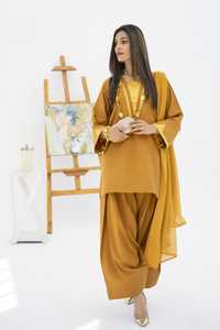 Camiseta de Lino para Mujer, Ropa de Manga Larga, Transpirable, Floral, Informal, Hasta La Rodilla, Estilo Indio, Paquistaní, de Talla Grande, Estilo Elegante, para Verano, de Estilo Informal, a la Altura DE LA Rodilla, a la Moda, a la Moda - Product Image 4