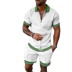 2025 New Arrival <b>Shorts</b> <b>Set</b> For <b>Men</b> 2 Piece Summerwear <b>T</b>-<b>shirt</b> With <b>Shorts</b> Drawstring Closure Style Quickdry 100% Cotton - Product Image 4