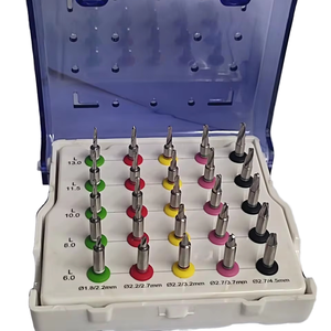 Kit de 25 forets coniques dentaires professionnels pour implants chirurgicaux, certifié ISO 13485, réutilisable - Product Image 3