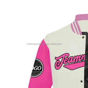 Custom Color-Block Wool <b>Varsity</b> <b>Jacket</b> for Men Stylish Lightweight Summer Letterman Coat with Brand Embroidery - Product Image 5