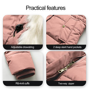 Veste en fourrure bouffante luxueuse veste en fourrure épaissir chaud naturel confortable fourrure femme luxe vers le bas manteau de fourrure pour les femmes - Product Image 5